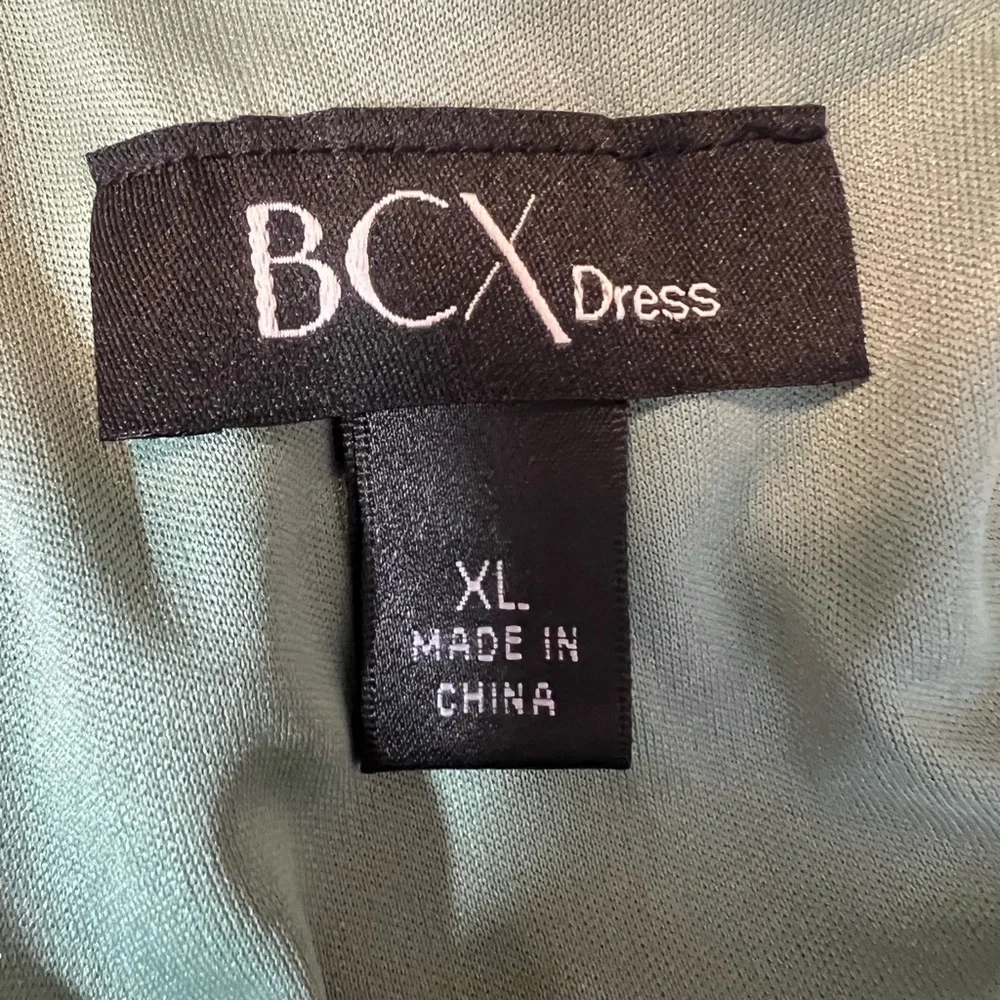 BCX Green Halter Sundress Sleeveless Mini - Picture 12 of 15
